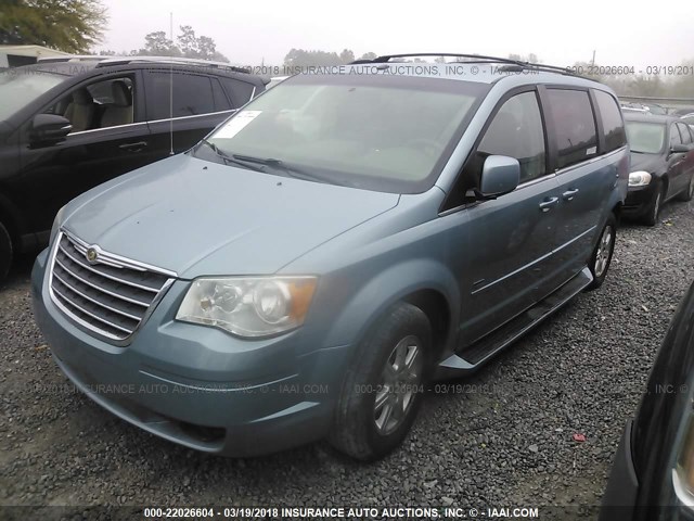 2A8HR54PX8R786686 - 2008 CHRYSLER TOWN & COUNTRY TOURING BLUE photo 2