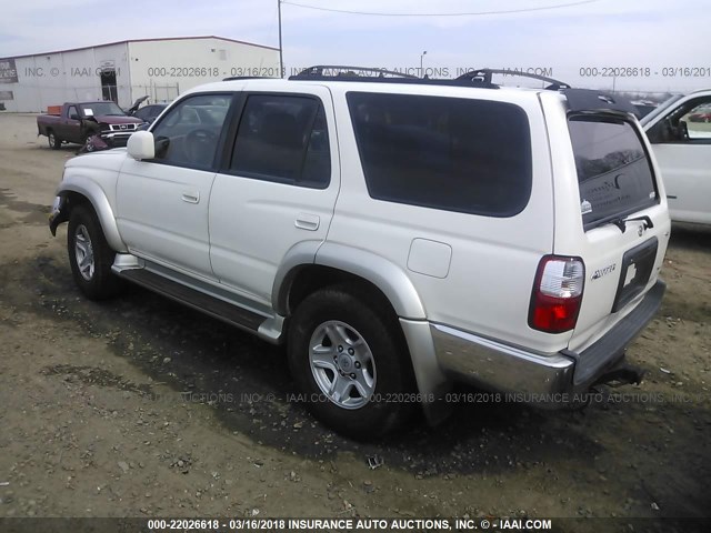 JT3GN86R510204206 - 2001 TOYOTA 4RUNNER SR5 WHITE photo 3