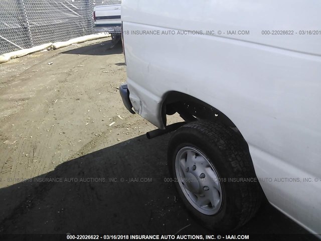 1FTNE2EW0ADA96240 - 2010 FORD ECONOLINE E250 VAN WHITE photo 6