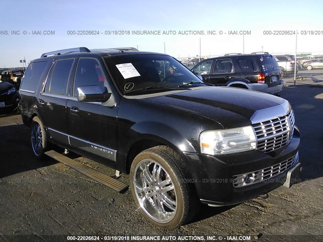 5LMFU275X8LJ10536 - 2008 LINCOLN NAVIGATOR BLACK photo 1