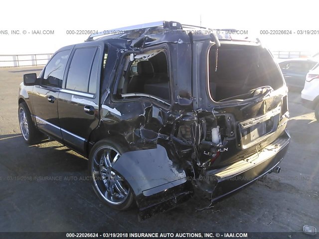 5LMFU275X8LJ10536 - 2008 LINCOLN NAVIGATOR BLACK photo 3