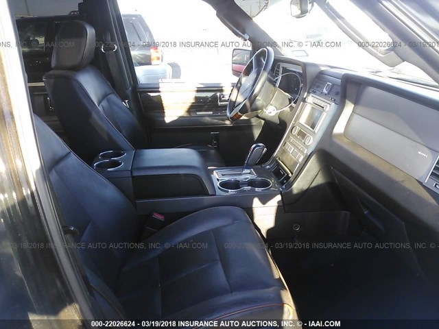 5LMFU275X8LJ10536 - 2008 LINCOLN NAVIGATOR BLACK photo 5