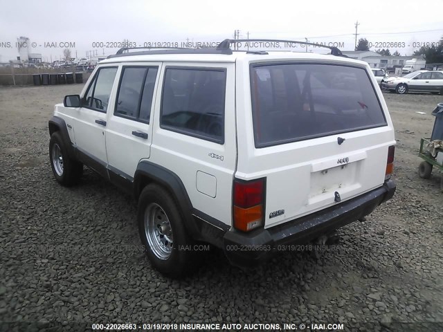 1J4FJ68S0TL228349 - 1996 JEEP CHEROKEE SPORT/CLASSIC თეთრი ფოტო 3