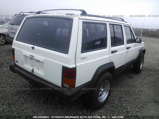 1J4FJ68S0TL228349 - 1996 JEEP CHEROKEE SPORT/CLASSIC თეთრი ფოტო 4