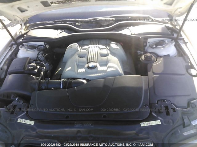 WBAGN63574DS55170 - 2004 BMW 745 LI Weiß Foto 10