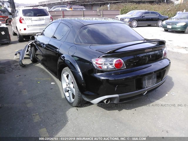 JM1FE173X40103790 - 2004 MAZDA RX8 BLACK photo 3