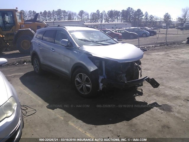 KM8SN4HF2EU055930 - 2014 HYUNDAI SANTA FE GLS GRAY photo 1