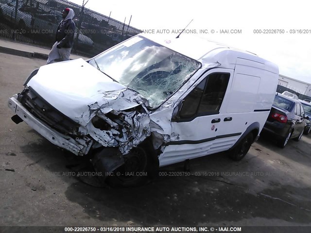 NM0LS7CN3DT158678 - 2013 FORD TRANSIT CONNECT XL WHITE photo 2