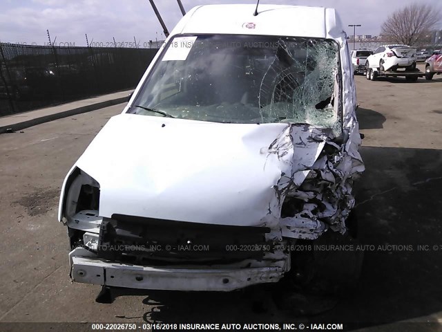 NM0LS7CN3DT158678 - 2013 FORD TRANSIT CONNECT XL WHITE photo 6