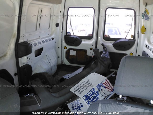 NM0LS7CN3DT158678 - 2013 FORD TRANSIT CONNECT XL WHITE photo 8