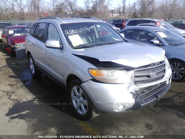 5NMSH73E37H045204 - 2007 HYUNDAI SANTA FE SE/LIMITED SILVER photo 1