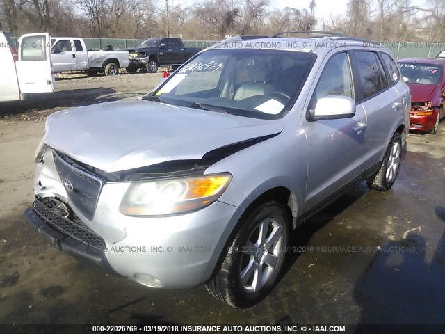 5NMSH73E37H045204 - 2007 HYUNDAI SANTA FE SE/LIMITED SILVER photo 2