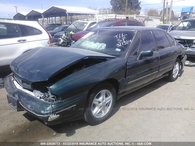 1G2HX52K4XH238086 - 1999 PONTIAC BONNEVILLE SE GREEN photo 2