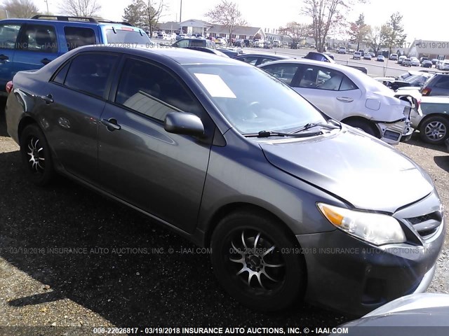 2T1BU4EE5BC604712 - 2011 TOYOTA COROLLA S/LE GRAY photo 1