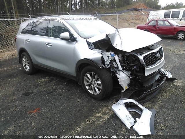 5XYPG4A36GG156462 - 2016 KIA SORENTO LX/L SILVER photo 1