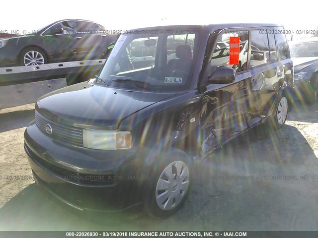 JTLKT334864073008 - 2006 TOYOTA SCION XB შავი ფოტო 2
