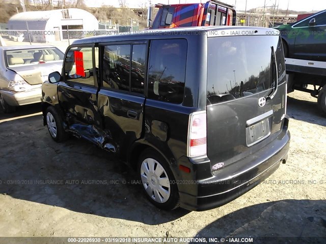 JTLKT334864073008 - 2006 TOYOTA SCION XB შავი ფოტო 3