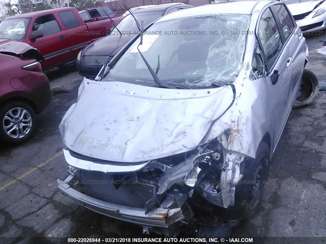 3HGGK5H43JM721247 - 2018 HONDA FIT LX SILVER photo 6