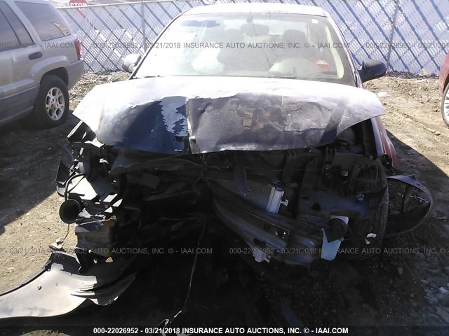 1G1AD5F55A7152592 - 2010 CHEVROLET COBALT 1LT BLACK photo 6