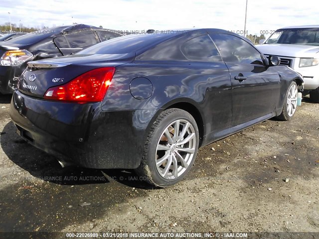 JN1CV6EK9AM100672 - 2010 INFINITI G37 SPORT BLACK photo 4