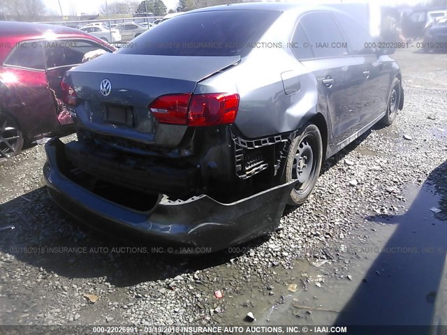 3VW2K7AJ5CM400296 - 2012 VOLKSWAGEN JETTA S 灰色 照片 4