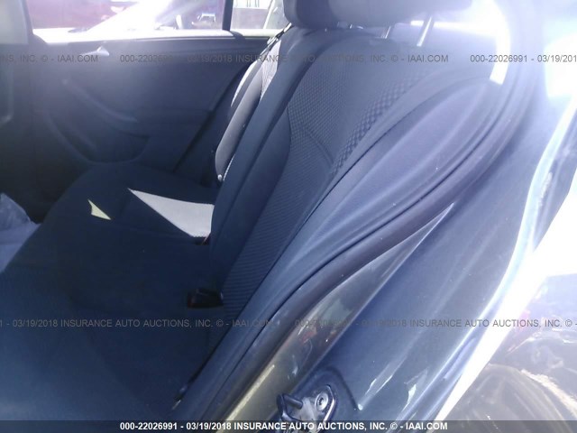 3VW2K7AJ5CM400296 - 2012 VOLKSWAGEN JETTA S 灰色 照片 8
