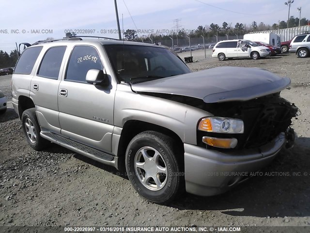 1GKEK63U72J324520 - 2002 GMC DENALI TAN photo 1