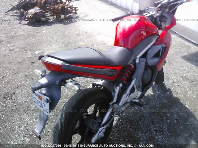 JKAEXEC109DA29164 - 2009 KAWASAKI EX650 C 红色 照片 4
