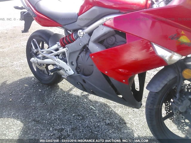 JKAEXEC109DA29164 - 2009 KAWASAKI EX650 C 红色 照片 9