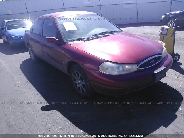 1FAFP663XXK203315 - 1999 FORD CONTOUR SE MAROON photo 1