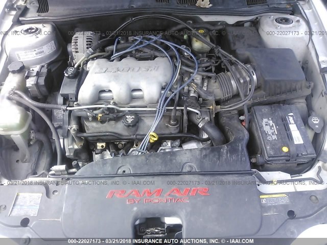 1G2NV52E32M673054 - 2002 PONTIAC GRAND AM GT1 GRAY photo 10