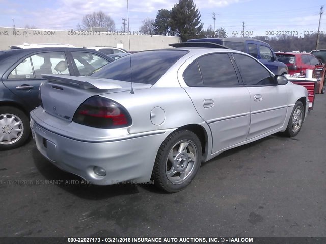 1G2NV52E32M673054 - 2002 PONTIAC GRAND AM GT1 GRAY photo 4