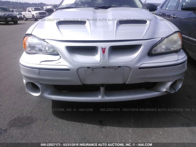 1G2NV52E32M673054 - 2002 PONTIAC GRAND AM GT1 GRAY photo 6