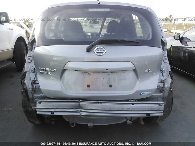 3N1CE2CP5EL375754 - 2014 NISSAN VERSA NOTE S/S PLUS/SV/SL BLACK photo 6