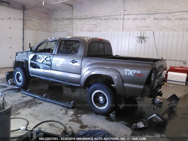 5TFLU4EN8BX001985 - 2011 TOYOTA TACOMA DOUBLE CAB 米色 照片 3