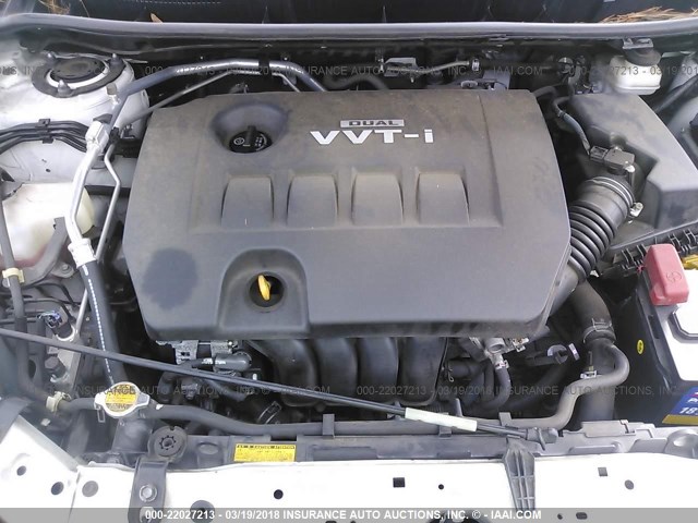 2T1KU40E09C131125 - 2009 TOYOTA COROLLA MATRIX  WHITE photo 10