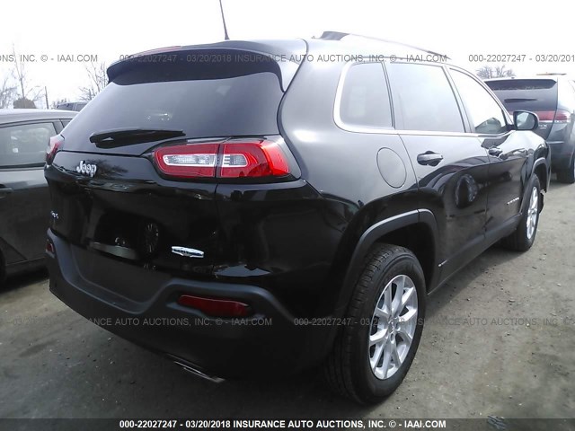 1C4PJMLX8JD502521 - 2018 JEEP CHEROKEE LATITUDE PLUS BLACK photo 4