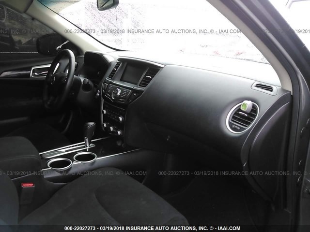 5N1AR2MNXFC631093 - 2015 NISSAN PATHFINDER S/SV/SL/PLATINUM 银色 照片 5