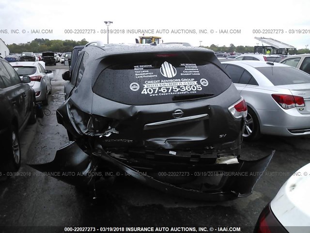 5N1AR2MNXFC631093 - 2015 NISSAN PATHFINDER S/SV/SL/PLATINUM 银色 照片 6