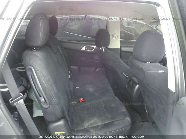 5N1AR2MNXFC631093 - 2015 NISSAN PATHFINDER S/SV/SL/PLATINUM 银色 照片 8