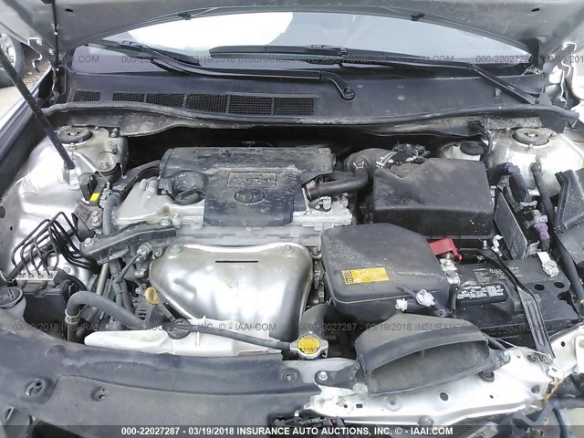4T1BF1FK2EU450248 - 2014 TOYOTA CAMRY L/SE/LE/XLE 银色 照片 10