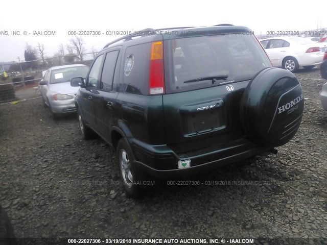 JHLRD1871YS016956 - 2000 HONDA CR-V SE/EX GREEN photo 3