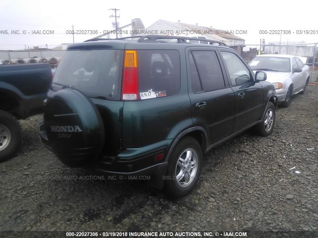 JHLRD1871YS016956 - 2000 HONDA CR-V SE/EX GREEN photo 4