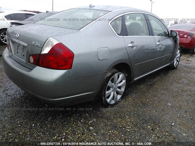 JNKAY01F97M458475 - 2007 INFINITI M35 SPORT GRAY photo 4