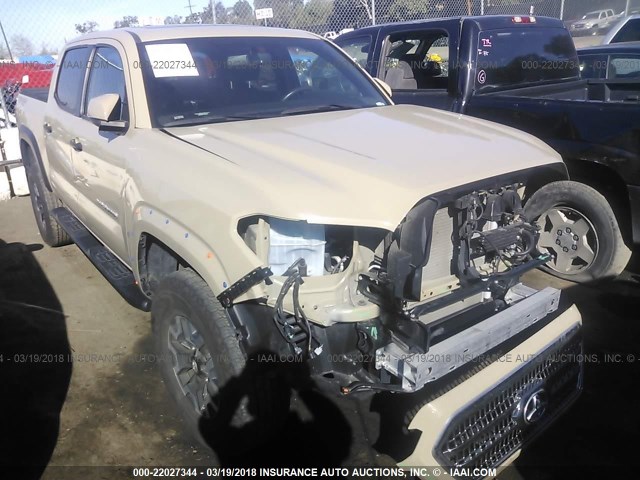 3TMCZ5AN3GM030868 - 2016 TOYOTA TACOMA DBL CAB/SR/SR5/TRD SPT/OR TAN photo 1