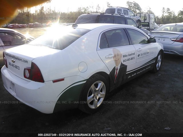 1G1ZB5E02CF324438 - 2012 CHEVROLET MALIBU LS 白色 照片 4