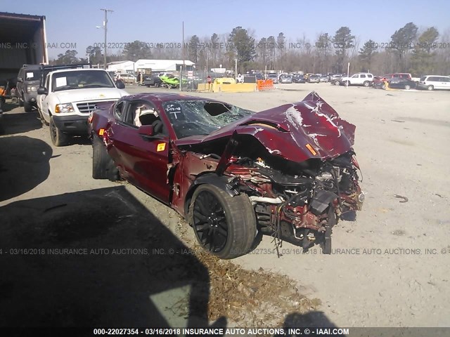 1FA6P8CFXG5322037 - 2016 FORD MUSTANG GT BURGUNDY photo 1