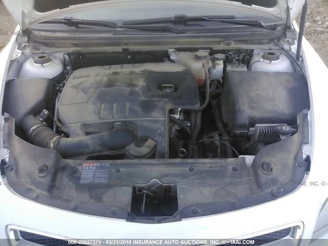 1G1ZB5EB3AF231460 - 2010 CHEVROLET MALIBU LS 白色 照片 10