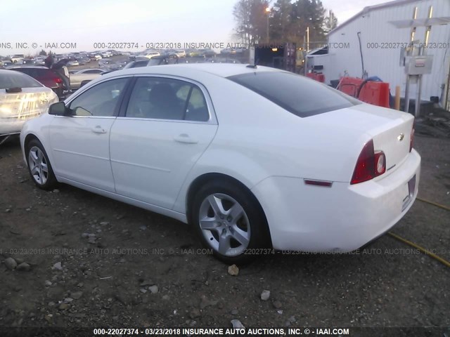 1G1ZB5EB3AF231460 - 2010 CHEVROLET MALIBU LS 白色 照片 3