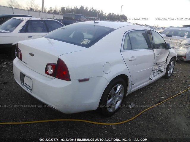 1G1ZB5EB3AF231460 - 2010 CHEVROLET MALIBU LS 白色 照片 4